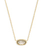 Kendra Scott Elisa Pendant Necklace - 14k Gold Plated Delicate Fashion Jewelry for Women