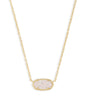 Kendra Scott Elisa Pendant Necklace - 14k Gold Plated Delicate Fashion Jewelry for Women