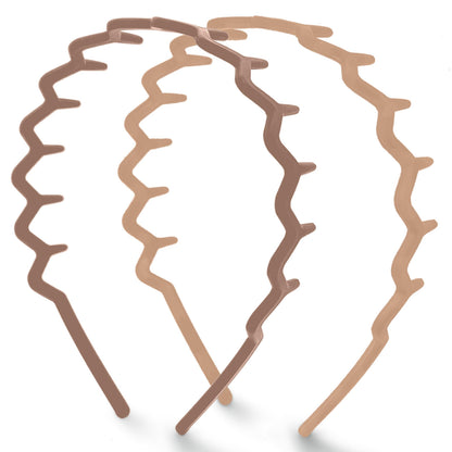 Women Accessories - Comfortable Comb Headbands with Teeth - Recycled Plastic Hair Accessories - 2 Pack
