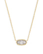 Kendra Scott Elisa Pendant Necklace - 14k Gold Plated Delicate Fashion Jewelry for Women