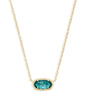 Kendra Scott Elisa Pendant Necklace - 14k Gold Plated Delicate Fashion Jewelry for Women