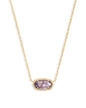 Kendra Scott Elisa Pendant Necklace - 14k Gold Plated Delicate Fashion Jewelry for Women