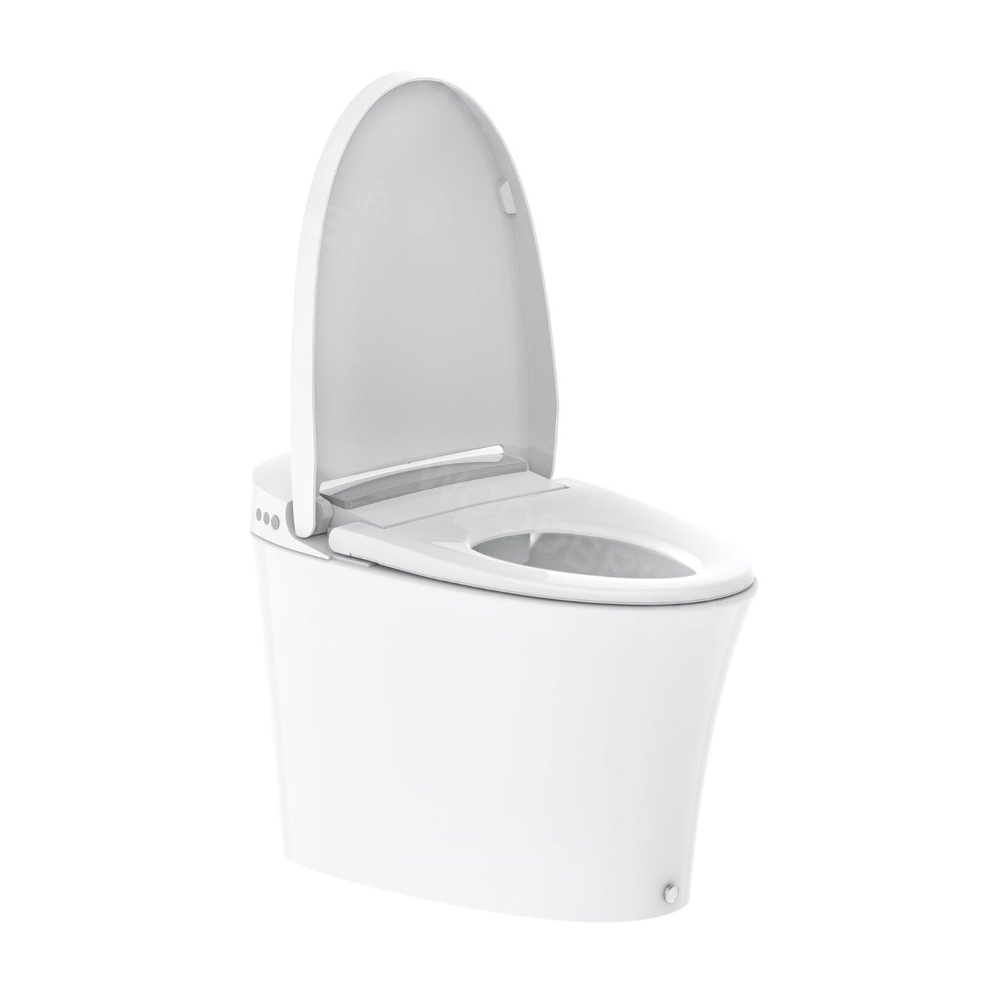 WOODBRIDGE BW5100S One Piece Modern,Slim, Tankless and High Efficiency Toilet with Battery Operated Auto Flushing