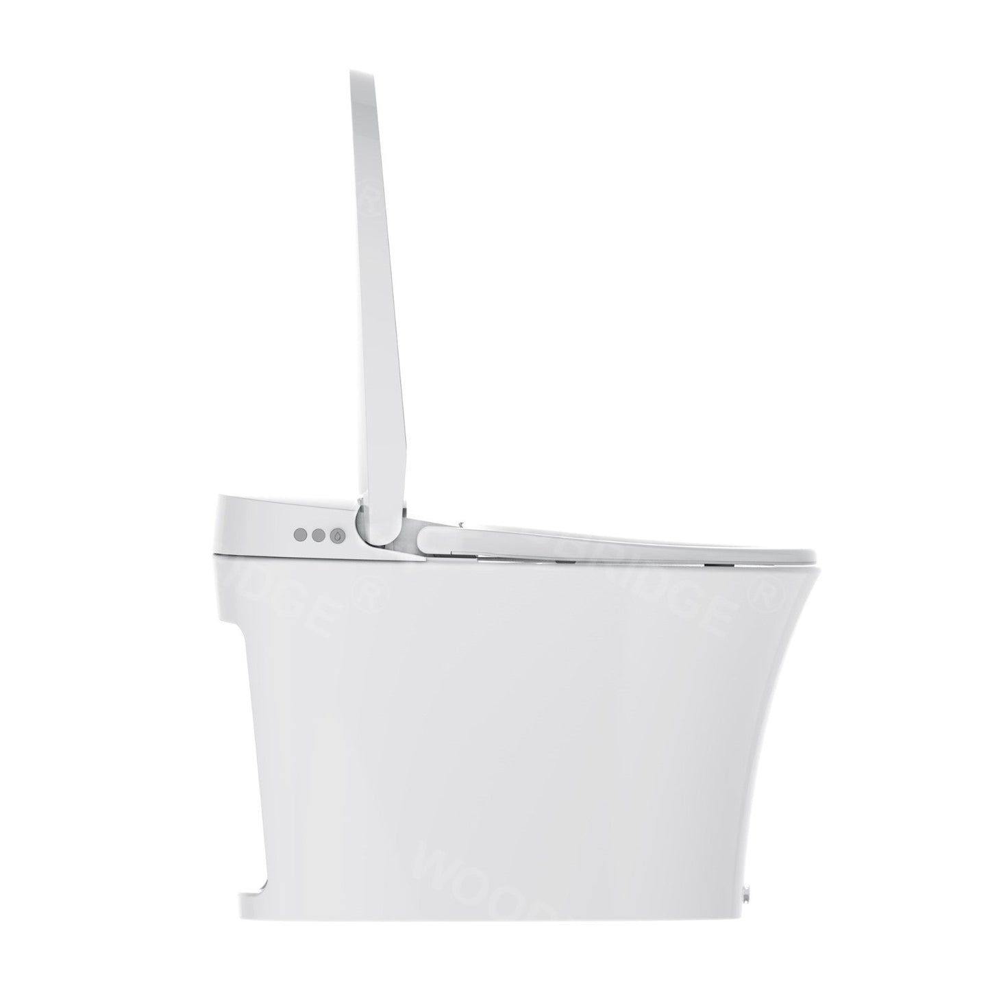 WOODBRIDGE BW5100S One Piece Modern,Slim, Tankless and High Efficiency Toilet with Battery Operated Auto Flushing