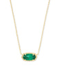 Kendra Scott Elisa Pendant Necklace - 14k Gold Plated Delicate Fashion Jewelry for Women