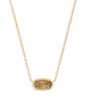 Kendra Scott Elisa Pendant Necklace - 14k Gold Plated Delicate Fashion Jewelry for Women