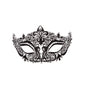 Rhinestone Metal Masquerade Mask for Women - Venetian Party Mask - Elegant Prom Ball Costume Accessory
