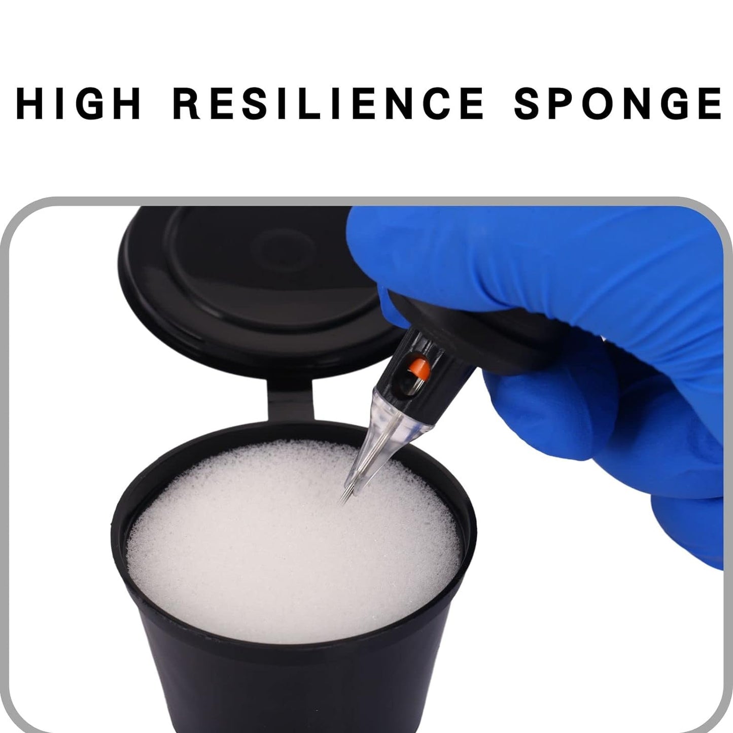 18pcs High-Quality Tattoo Dip Cup Caps