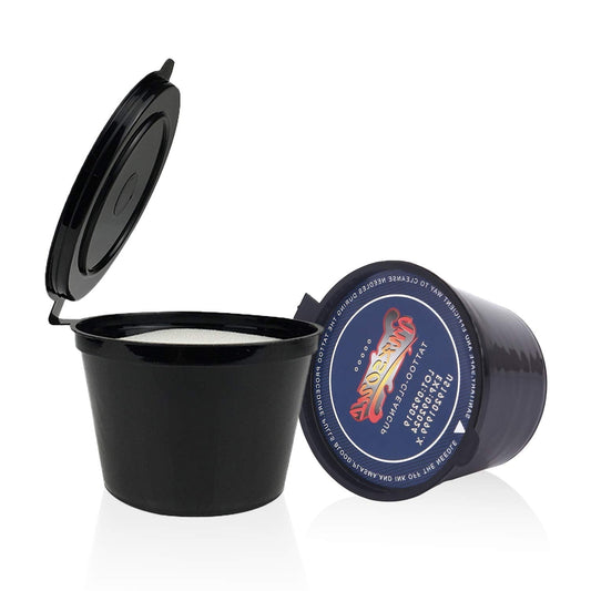 18pcs High-Quality Tattoo Dip Cup Caps