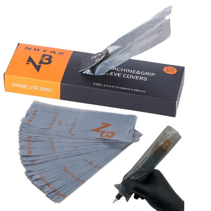 High-Quality Tattoo Pen Covers, Set of 200, Ideal for Professional Artists