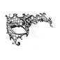 Rhinestone Metal Masquerade Mask for Women - Venetian Party Mask - Elegant Prom Ball Costume Accessory