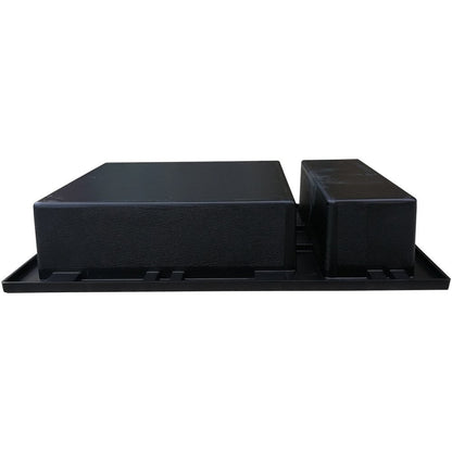 WOODBRIDGE SW1620D Shampoo/Soap Double Niche, Black