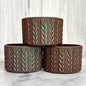 Mocha Shimmer MACRAME Tumbler Boot -fits 20-40oz