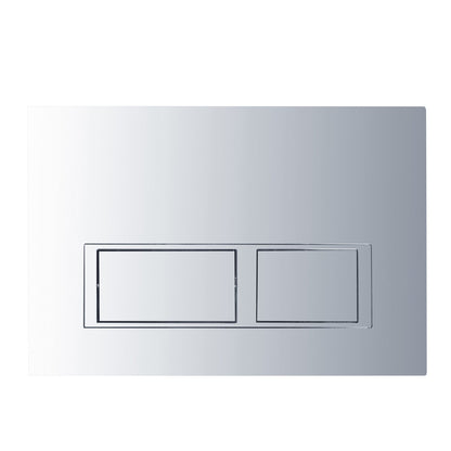 WOODBRIDGE Wall Hung 1.60 GPF/0.8 GPF Dual Flush Elongated Toilet with In-Wall Tank and Carrier System