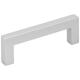 3" Center-to-Center Satin Nickel Square Stanton Cabinet Bar Pull