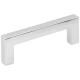 3" Center-to-Center Satin Nickel Square Stanton Cabinet Bar Pull
