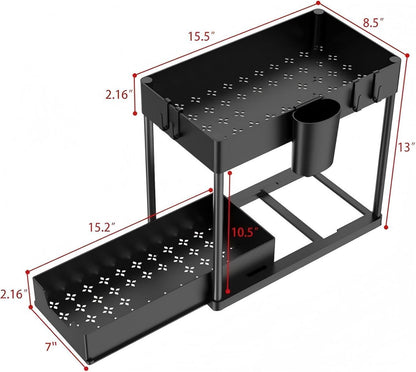 Multi-purpose Kitchen Sink Shelving | Home Organization | Kitchen + Metal