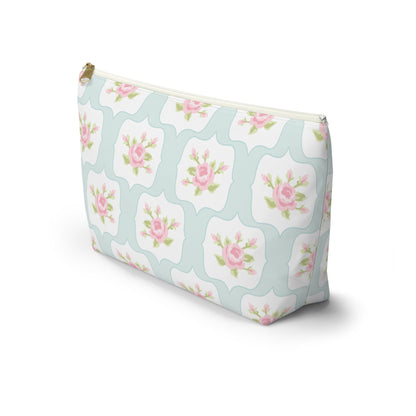 Customizable: Chic Floral Accessory Pouch, Makeup Bag, Cosmetic Case, Toiletries Organizer, Gift for Her