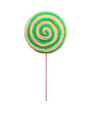 Lollipop Pick Pink Yellow Green Blue