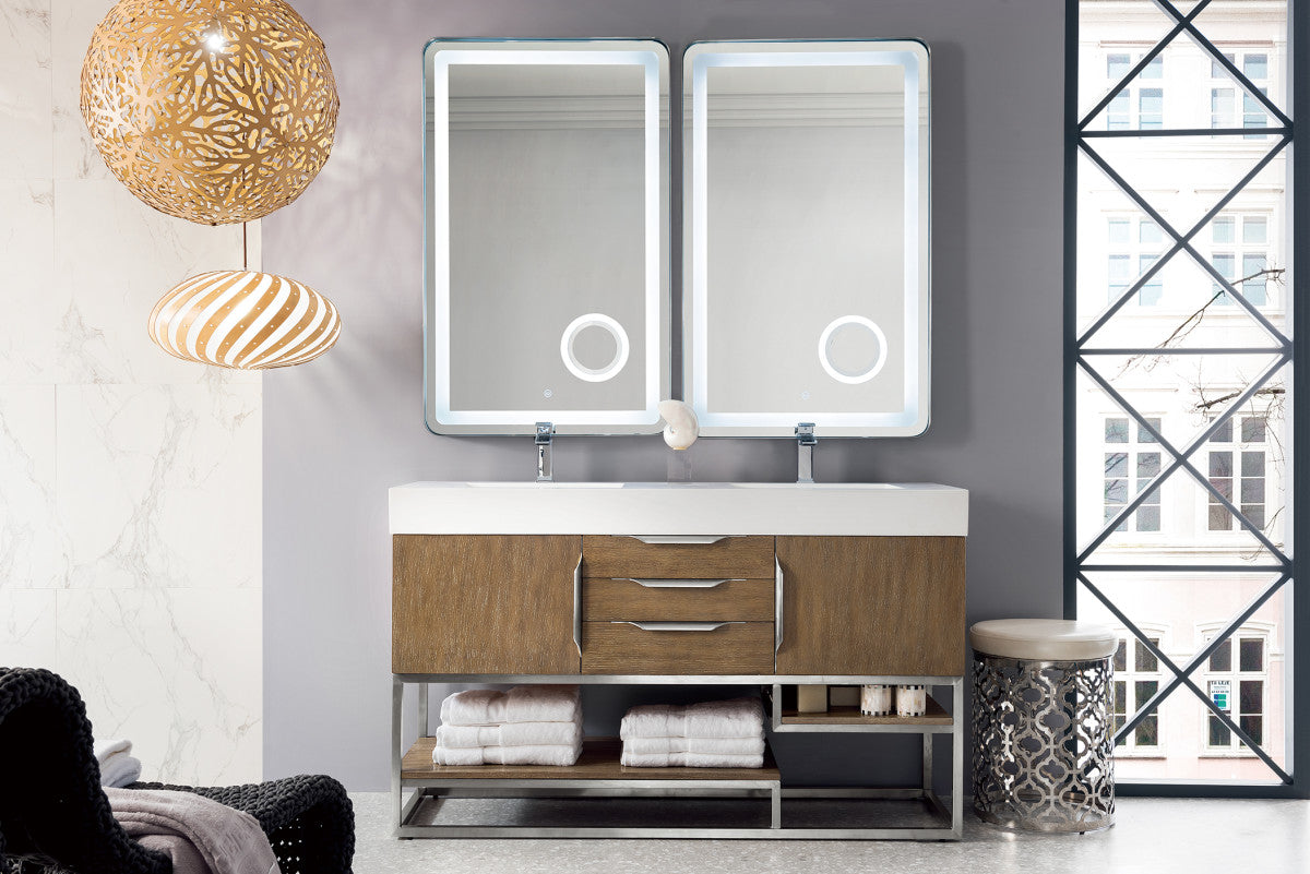 Columbia 59" Double Vanity Cabinet