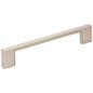 32 mm Center-to-Center Satin Nickel Square Sutton Cabinet Bar Pull