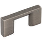32 mm Center-to-Center Satin Nickel Square Sutton Cabinet Bar Pull