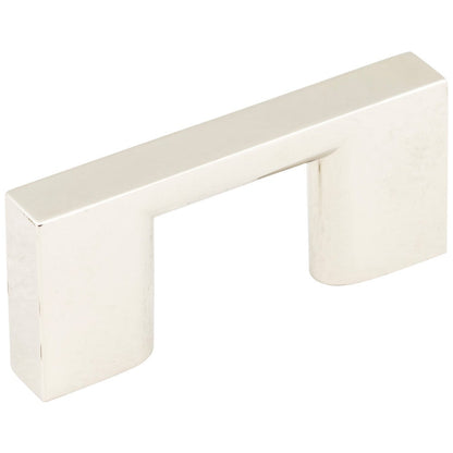 32 mm Center-to-Center Satin Nickel Square Sutton Cabinet Bar Pull