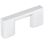32 mm Center-to-Center Satin Nickel Square Sutton Cabinet Bar Pull