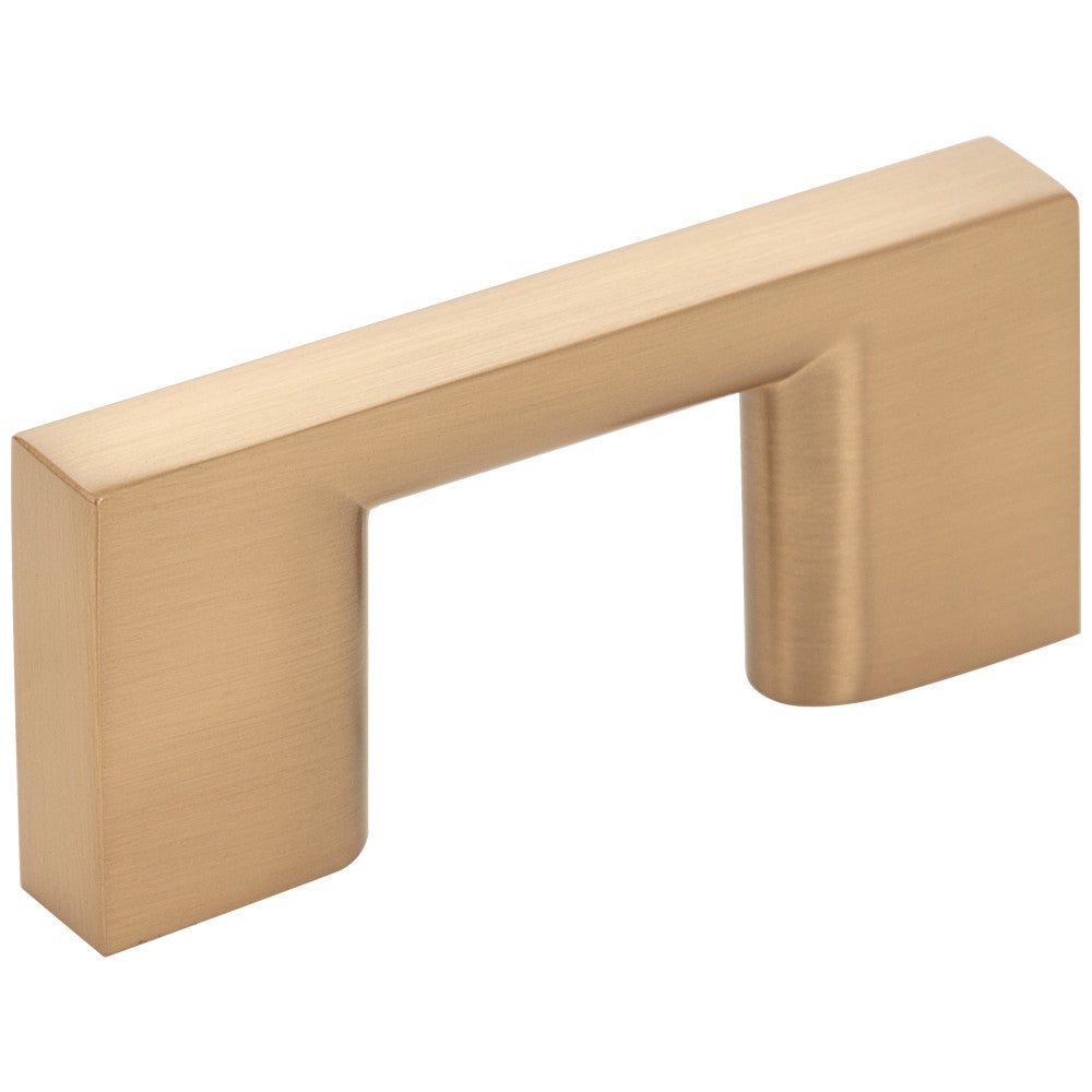 32 mm Center-to-Center Satin Nickel Square Sutton Cabinet Bar Pull