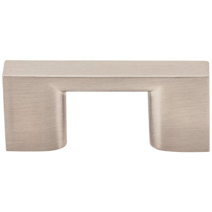 32 mm Center-to-Center Satin Nickel Square Sutton Cabinet Bar Pull