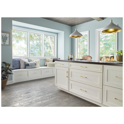 32 mm Center-to-Center Satin Nickel Square Sutton Cabinet Bar Pull