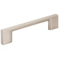 32 mm Center-to-Center Satin Nickel Square Sutton Cabinet Bar Pull