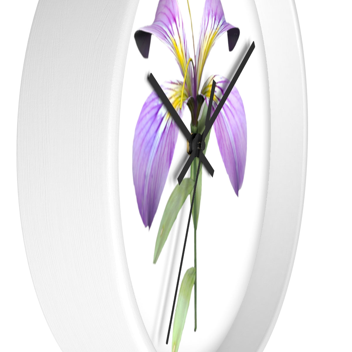 Purple Flower Wall clock