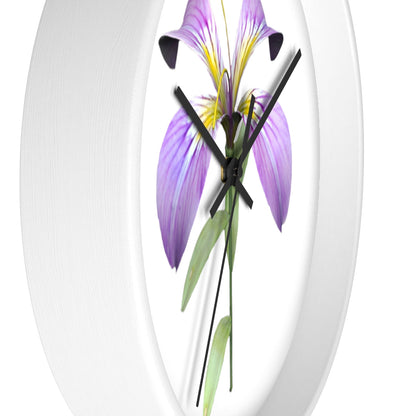 Purple Flower Wall clock