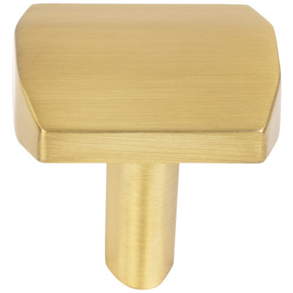 1-1/4"Overall Length Satin Nickel William Cabinet Knob