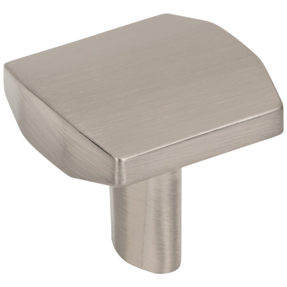 1-1/4"Overall Length Satin Nickel William Cabinet Knob