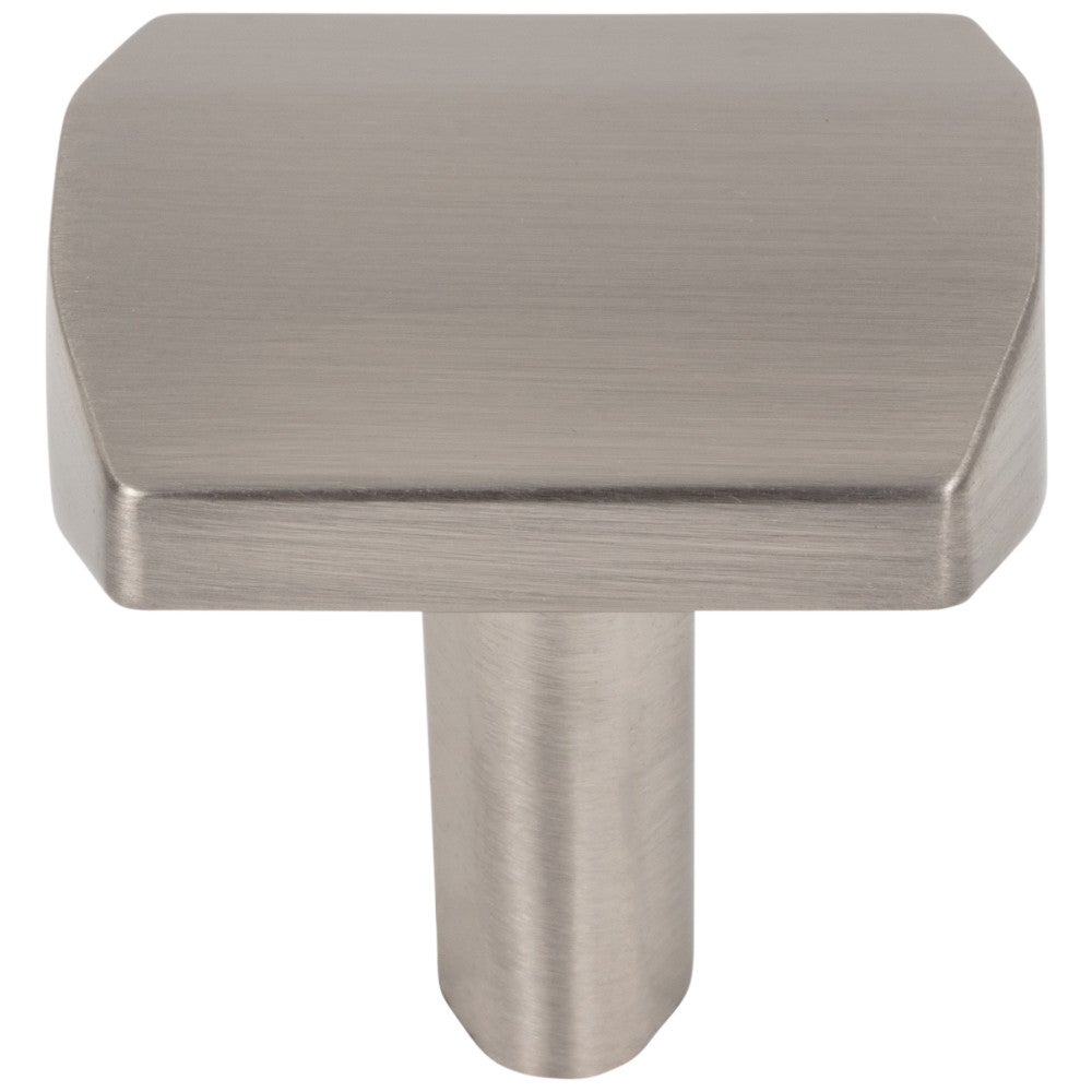 1-1/4"Overall Length Satin Nickel William Cabinet Knob