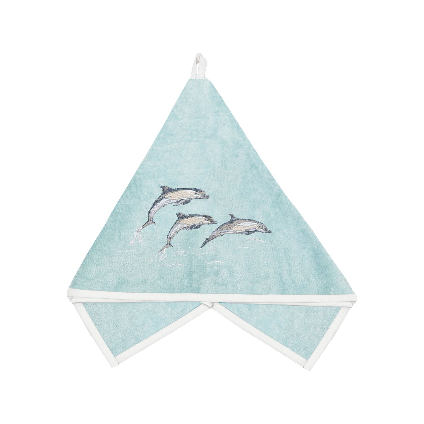 Dolphin Terrycloth Guest Hand Towel