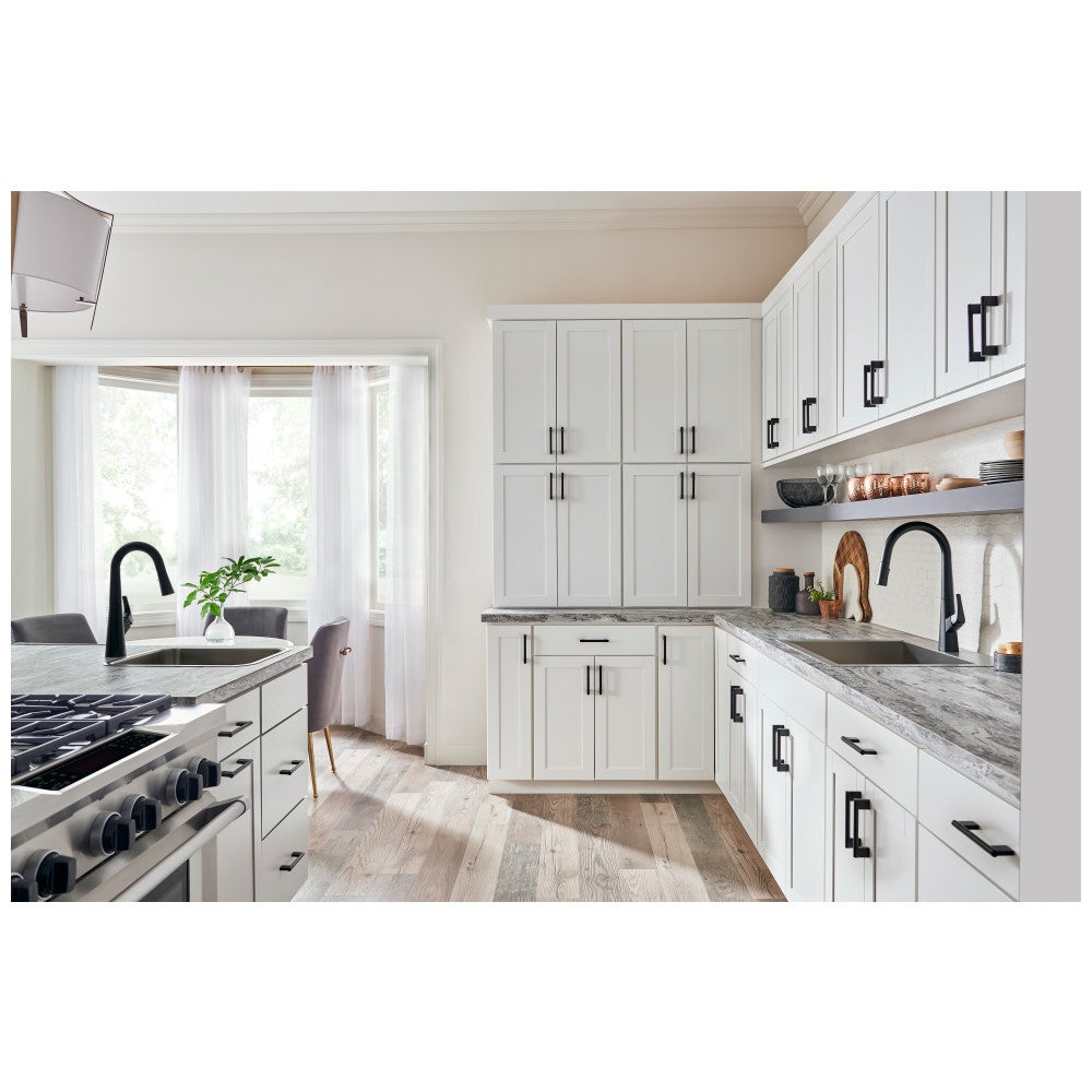 96 mm Center-to-Center Satin Nickel Knox Cabinet Bar Pull