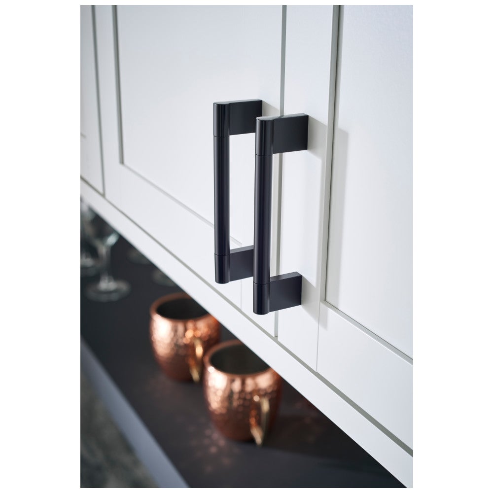 96 mm Center-to-Center Satin Nickel Knox Cabinet Bar Pull