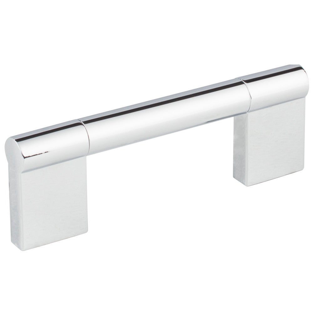 96 mm Center-to-Center Satin Nickel Knox Cabinet Bar Pull