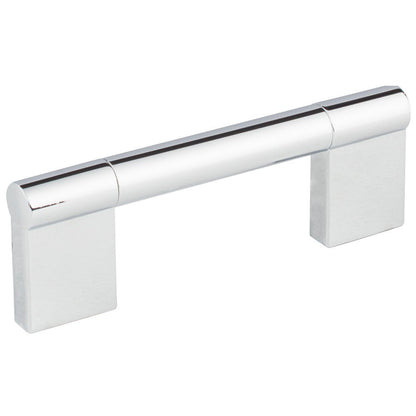 96 mm Center-to-Center Satin Nickel Knox Cabinet Bar Pull