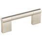 96 mm Center-to-Center Satin Nickel Knox Cabinet Bar Pull