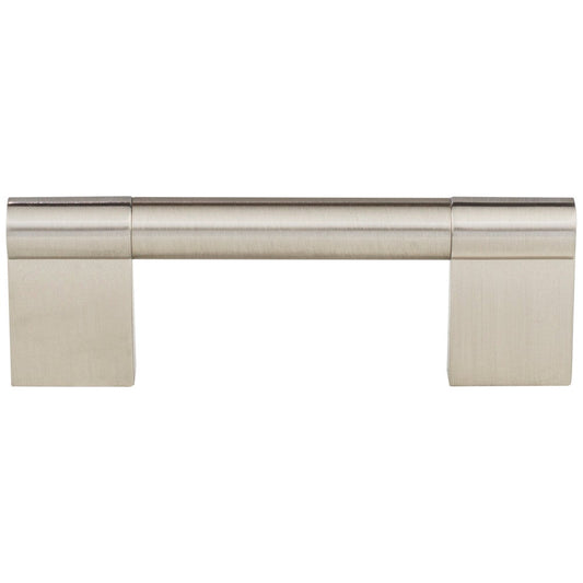 96 mm Center-to-Center Satin Nickel Knox Cabinet Bar Pull