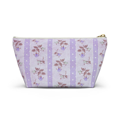 Customizable: Chic Floral Accessory Pouch, Makeup Bag, Travel Organizer, Gift for Her, Floral Toiletry Bag, Cute Pencil Case