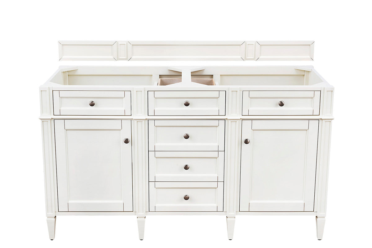Brittany 60" Double Vanity in Bright White