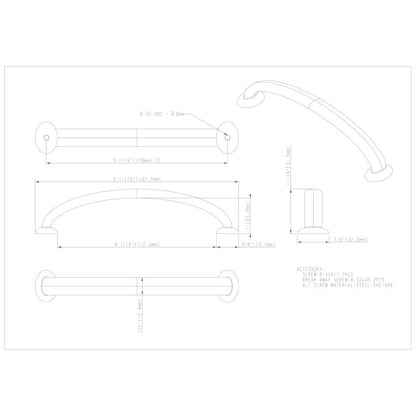 96 mm Center-to-Center Satin Nickel Hudson Cabinet Pull