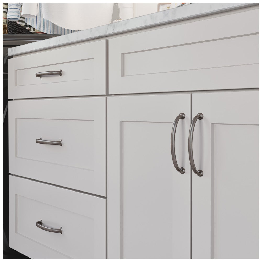 96 mm Center-to-Center Satin Nickel Hudson Cabinet Pull