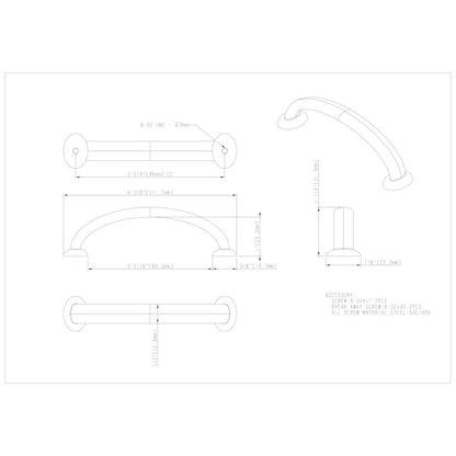 96 mm Center-to-Center Satin Nickel Hudson Cabinet Pull