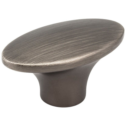 1-7/8" Overall Length Satin Nickel Oval Hudson Cabinet Knob